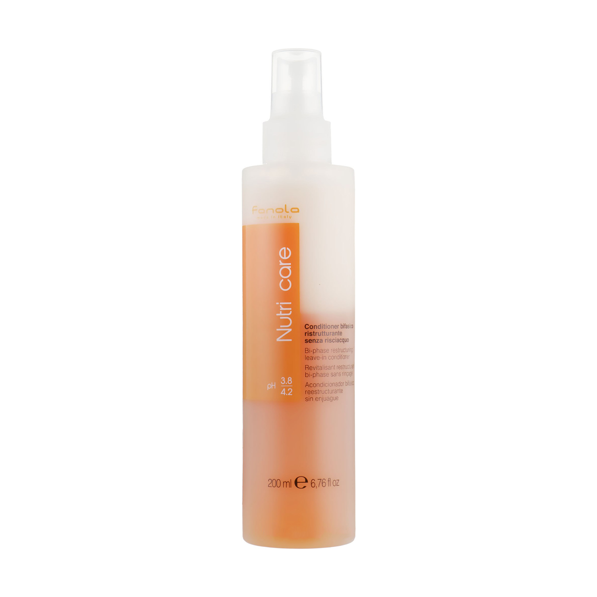 Двофазний спрей для волосся Fanola Nutri Care Bi-phase Restructuring Conditioner, 200 мл